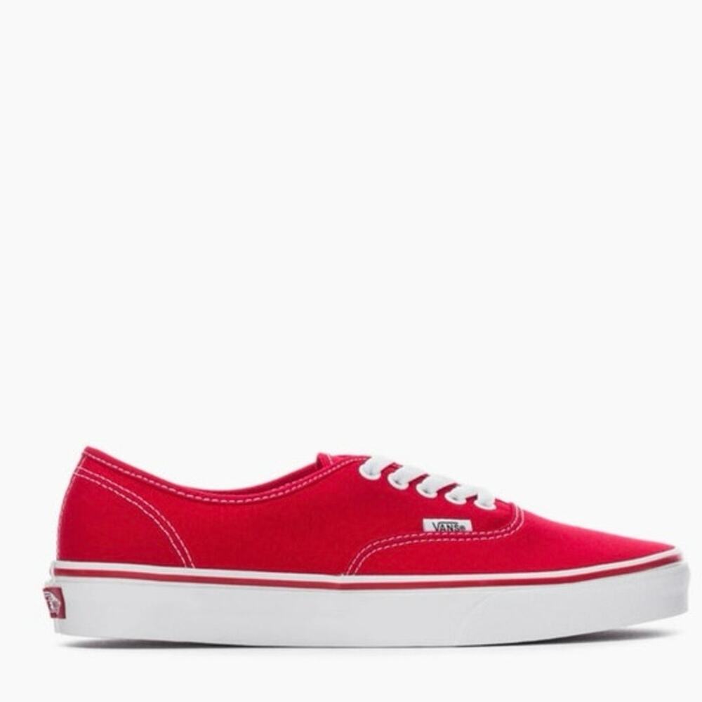 VANS AUTHENTIC low top  shoes sneakers red